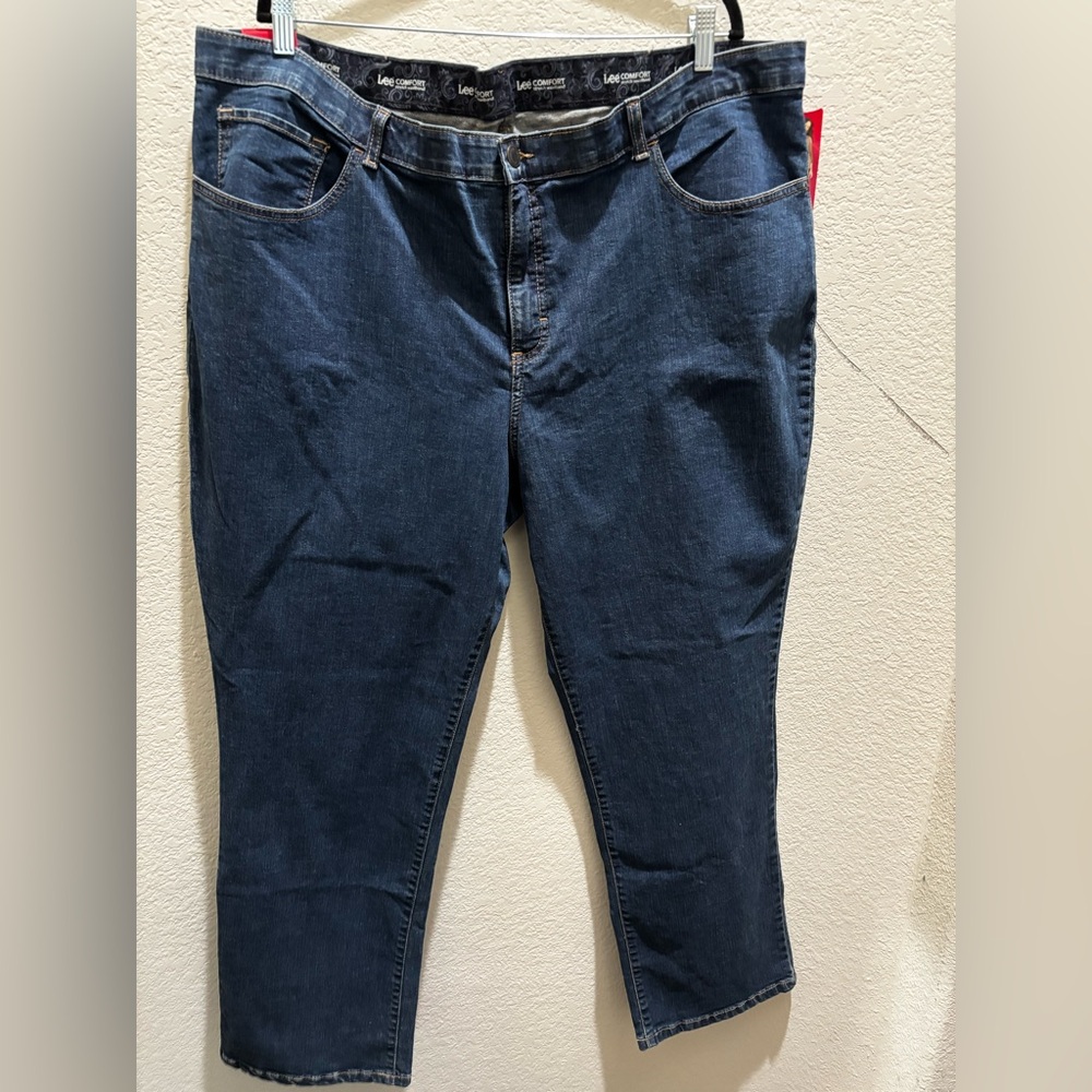 Lee Dark Blue Women's Straight Leg Jeans